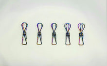 Load image into Gallery viewer, Bare & Co. - Stainless Steel Large Pegs - RAINBOW Marine Grade (BULK 100 Pack) Bare & Co. - The Well Store