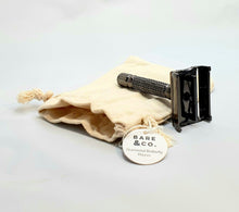 Load image into Gallery viewer, Bare & Co. - Butterfly Safety Razor - Gunmetal Bare & Co. - The Well Store