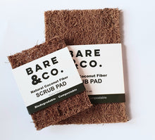 Load image into Gallery viewer, Coconut Scrub Pads - Twin Pack