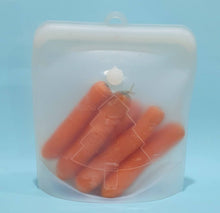 Load image into Gallery viewer, Reusable Multi Purpose Silicone Zip lock Bags - 2 Pack