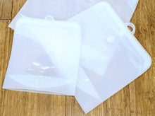 Load image into Gallery viewer, Reusable Multi Purpose Silicone Zip lock Bags - 2 Pack