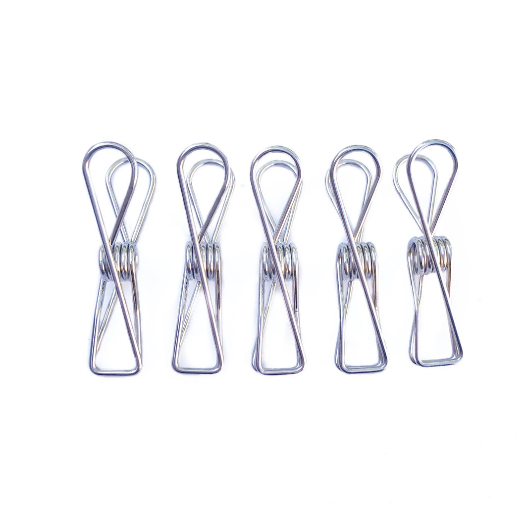 Bare & Co. - Stainless Steel Large Pegs - Marine Grade (BULK 100 Pack) Bare & Co. - The Well Store