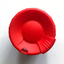 Load image into Gallery viewer, Bare & Co. - Reusable Coffee Cup with Plug Lid - Red (8oz/227ml) Bare & Co. - The Well Store