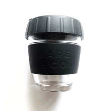 Load image into Gallery viewer, Bare & Co. - Reusable Coffee Cup with Plug Lid - Black (8oz/227ml) Bare & Co. - The Well Store