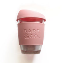 Load image into Gallery viewer, Bare &amp; Co. - Reusable Coffee Cup - Pink (12oz/340ml) Bare &amp; Co. - The Well Store
