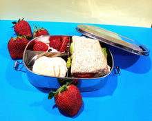 Load image into Gallery viewer, Bare &amp; Co. - Stainless Steel Bento Lunch Box - 3 Compartment Bare &amp; Co. - The Well Store
