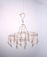 Load image into Gallery viewer, 316 Grade Stainless Steel Peg Hanger (20 pegs) - Rose Gold Curve Design