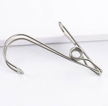 Load image into Gallery viewer, Stainless Steel Hook Pegs - 316 Marine Grade - SILVER (10 Pack)