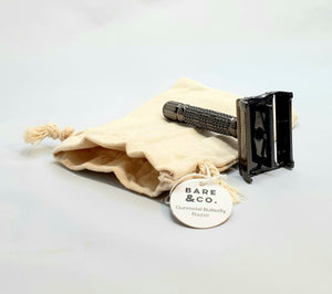 Bare & Co. - Butterfly Safety Razor - Gunmetal Bare & Co. - The Well Store