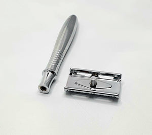 Bare & Co. - Traditional Double Edge Safety Razor - Silver Bare & Co. - The Well Store