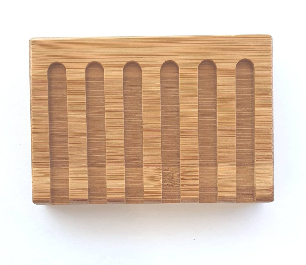 Bamboo Soap Dish - Ridge