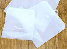 Load image into Gallery viewer, Reusable Multi Purpose Silicone Zip lock Bags - 2 Pack
