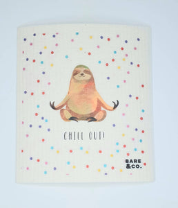 Reusable Cellulose Cloth - Sloth