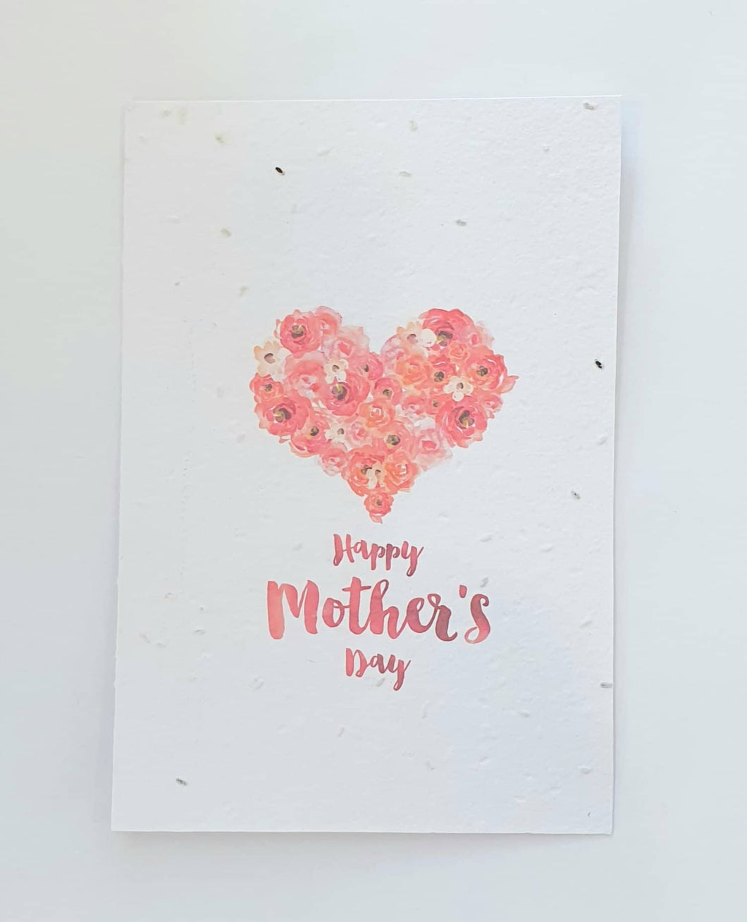 Seeded Gift Card Mother's Day - Heart