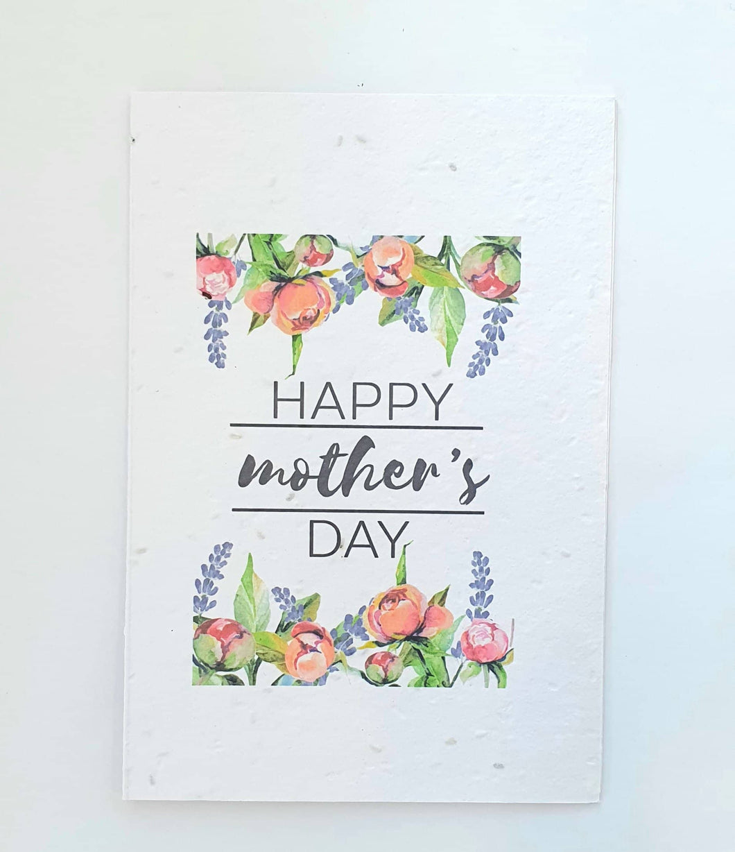 Seeded Gift Card Mother's Day - Flowers