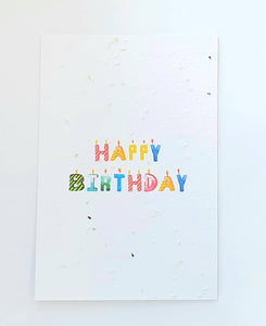 Seeded Gift Card Birthday - Candles