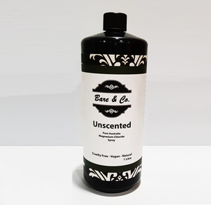 Bare & Co. - Organic Magnesium Spray - Unscented (1L refill) Bare & Co. - The Well Store