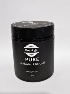 Bare & Co. - Pure Activated Charcoal Powder (80g) Bare & Co. - The Well Store