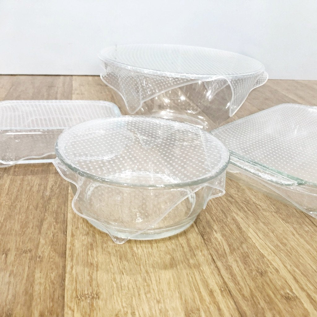 Bare & Co. - Reusable Silicone Food Wraps (4 Pack) Bare & Co. - The Well Store