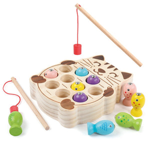 Wooden Toy - Magnetic Fishing Board