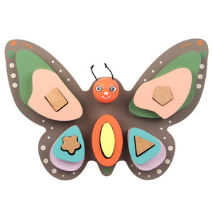 Wooden Toy - Butterfly Matching Puzzle