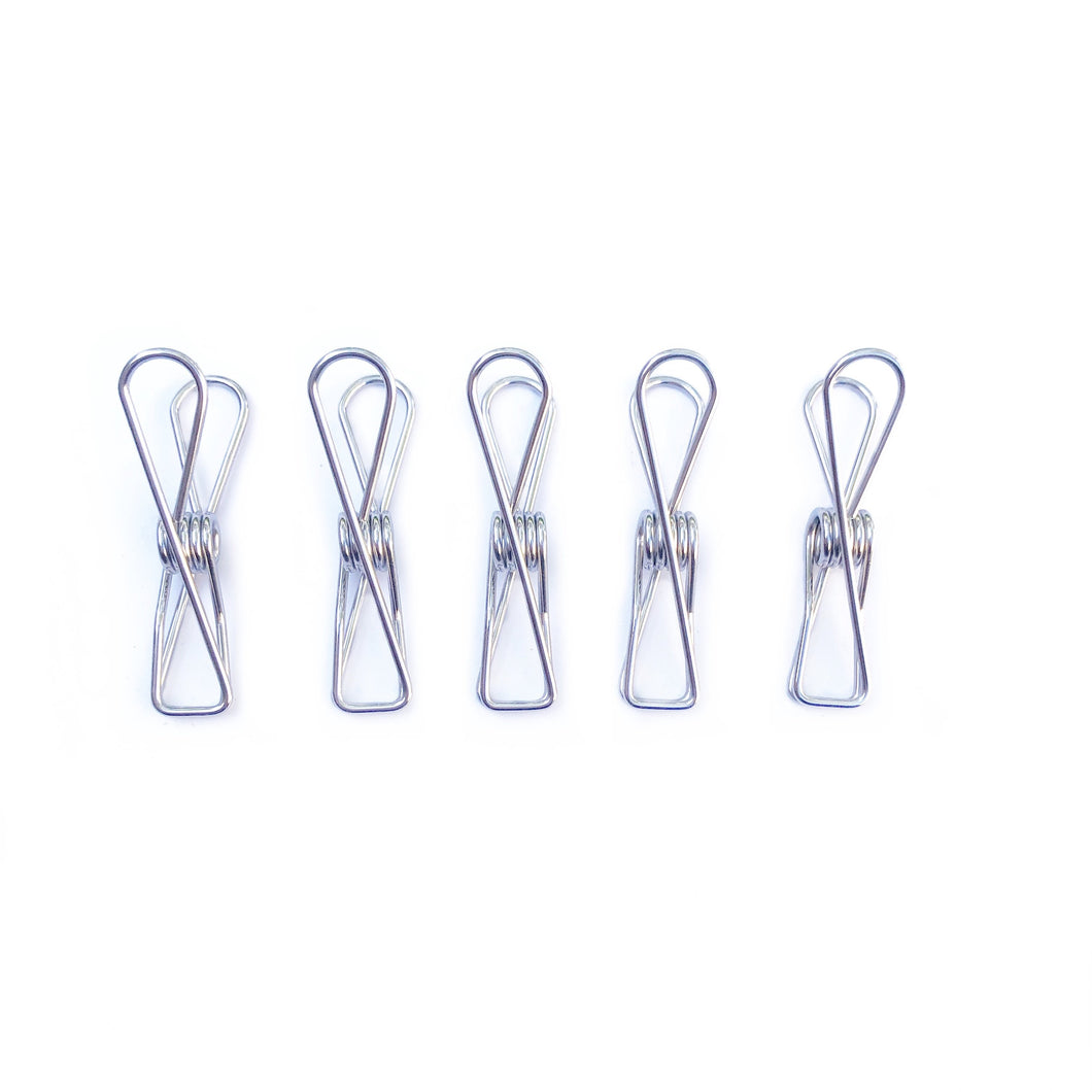 Bare & Co. - Stainless Steel Large Pegs (50 Pack) Bare & Co. - The Well Store