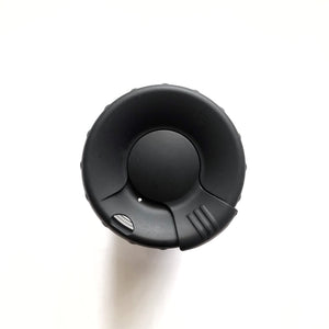 Bare & Co. - Reusable Coffee Cup with Plug Lid - Black (12oz/340ml) Bare & Co. - The Well Store