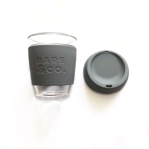 Bare & Co. - Reusable Coffee Cup - Grey (12oz/340ml) Bare & Co. - The Well Store