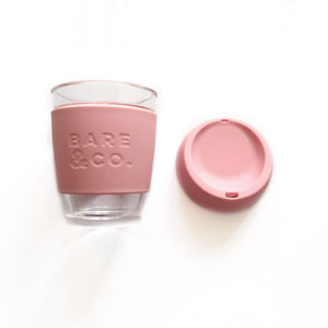 Bare & Co. - Reusable Coffee Cup - Pink (12oz/340ml) Bare & Co. - The Well Store