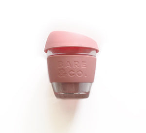 Bare & Co. - Reusable Coffee Cup - Pink (8oz/227ml) Bare & Co. - The Well Store