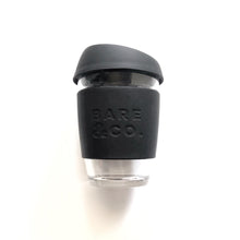 Load image into Gallery viewer, Bare &amp; Co. - Reusable Coffee Cup - Black (12oz/340ml) Bare &amp; Co. - The Well Store
