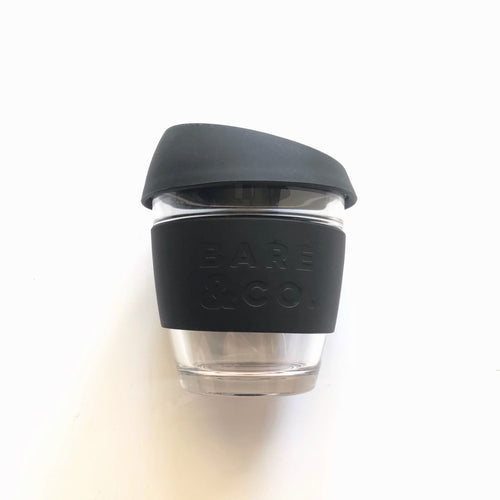 Bare & Co. - Reusable Coffee Cup - Black (8oz/227ml) Bare & Co. - The Well Store