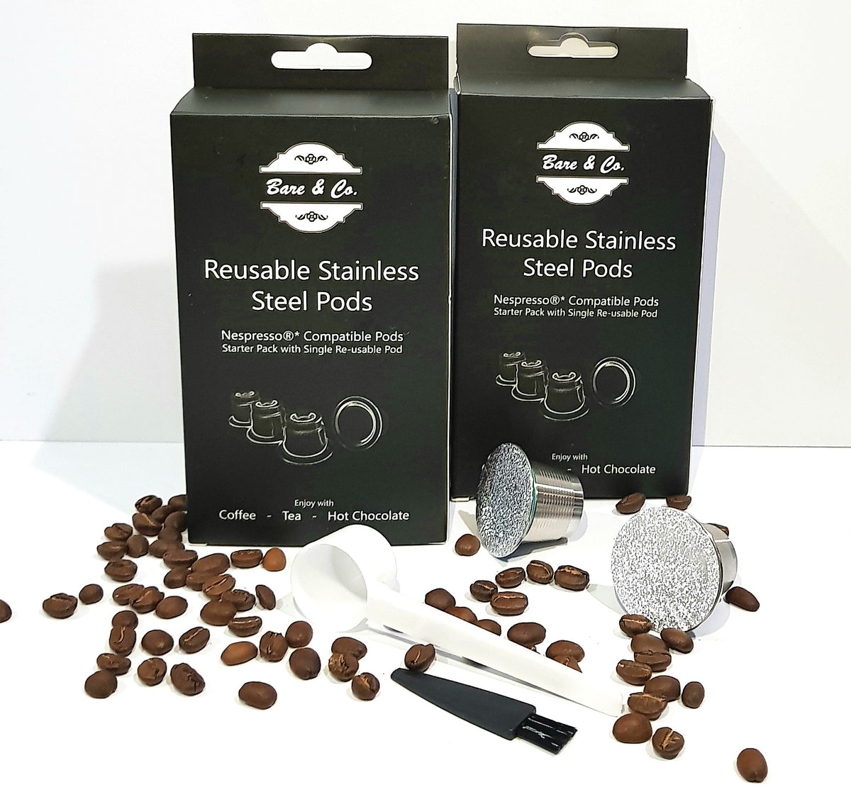 Reusable Coffee Pod Sticker Lids - Nespresso Compatible* (120 stickers ...