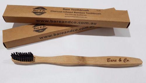 Bare & Co. - Eco Friendly Toothbrush - Soft Charcoal Bare & Co. - The Well Store