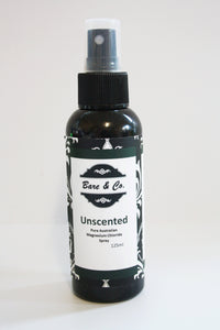 Bare & Co. - Organic Magnesium Spray - Unscented (125ml) Bare & Co. - The Well Store