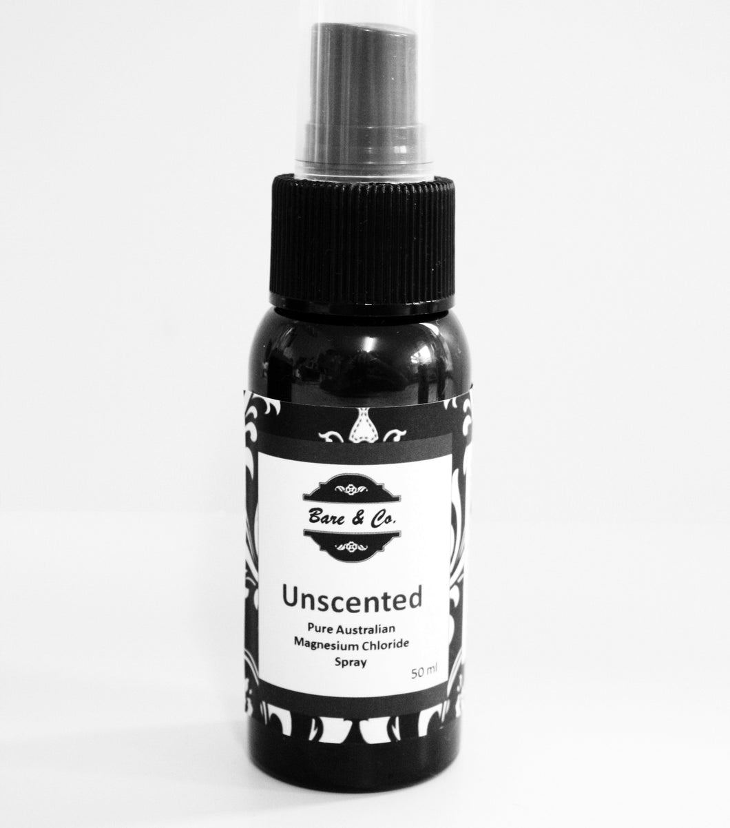 Bare & Co. - Organic Magnesium Spray - Unscented (50ml) Bare & Co. - The Well Store