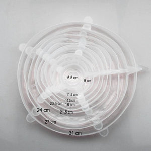 Reusable Silicone Lids - Round (10 Pack)