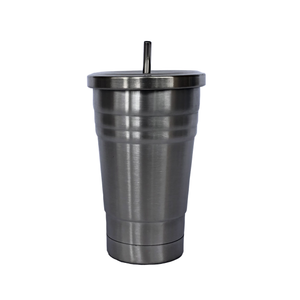 Kids Insulated Drink Tumbler - Silver (250ml)
